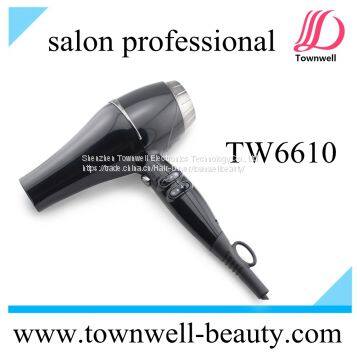 Shine Injection Black Professional Long Life Hot Styling Tools 2300W Powerful Hair Dryer With Negative Ion Generator photo-3