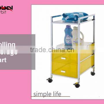 Home Furniture Mobile Storage Office Rolling Drawer Trolley Cart photo-3