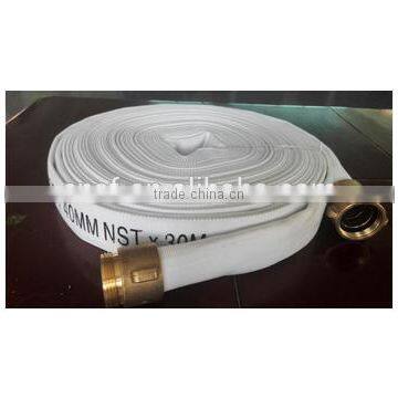 Synthetic Rubber Lined 40mm Single Jacket Fire Hose