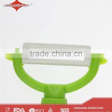 Green Handle Fruits and Vegetables Ceramic Peeler photo-4