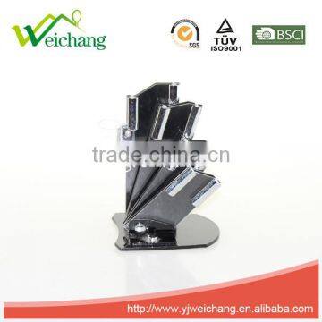 WC-D02 PVC Knife Holder Cutting Head Fashion Design Blade Holder Modern Design Clear Acrylic Knife Holder photo-2