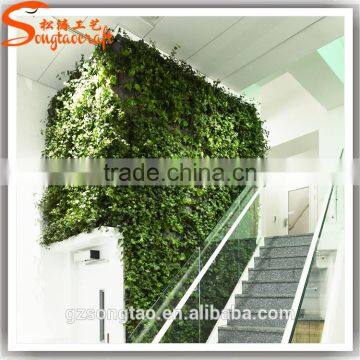 2015 Wholesale Artificial Green Wall With Eucalyptus Leaf for Office Vertical Green Wall photo-3