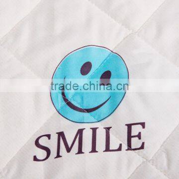 2016 Lovely Cartoon Style Summer Comforter Quilts Blanket/white Smile Design/twin Full Queen King Size Quilts photo-6