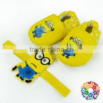 Cute Baby Orthopedic Shoes Royal Blue Baby Winter Shoes Baby Shoes Super Man Pattern With Headband photo-5