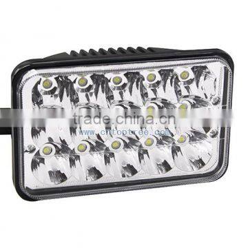 45W Led Headlight Conversions 15 Chip Sealed Beam to H4 Harness photo-2