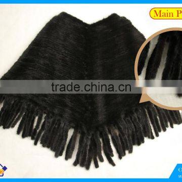 High Quality Knitted Mink Shawl photo-5