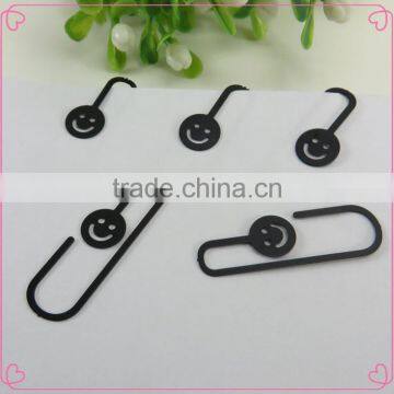 Pouplar black different shapes of bookmarks metal clips