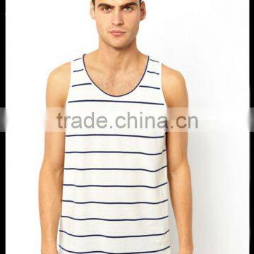 Cotton Spandex Stripe Tank Top Manufacturer