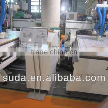 SUDA NEWEST cnc carving machine-1300*2500-three spindle motors