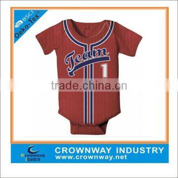 wholesale infant boy baseball jersey, baby romper