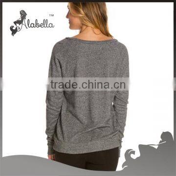 Custom Comfortable Fashion Ladies Long Sleeves Dri FIT Wholesale T Shirts photo-2