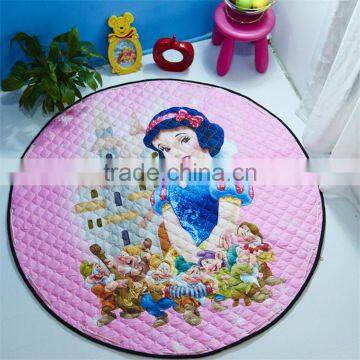 Wholesale Softy Round Shaped Baby Toy Storage Bag Baby Blanket Play Mats photo-2