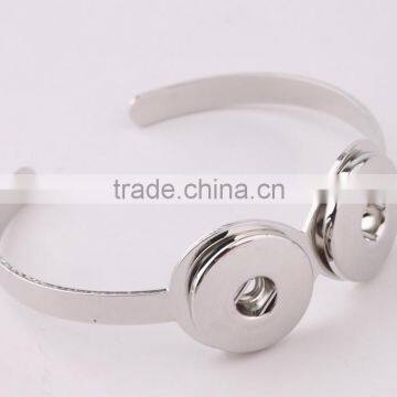 Double Snap Button Cuff Bangle Twist Women Cuff Bangle Diy Snap Button Bangle for European UAS Market photo-3