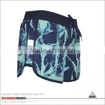 Women Wear Cheap Elastic Waist Sport Shorts /running Short photo-5