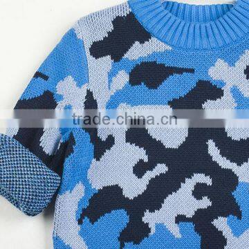 New Arrival Hand-made Sweater Design For Kid Wear Spring Children Clothes Camouflage photo-3