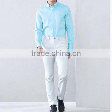 Fashion Designs Popular Styles Fancy Oxford Wholesale Men Shirt of Formal
