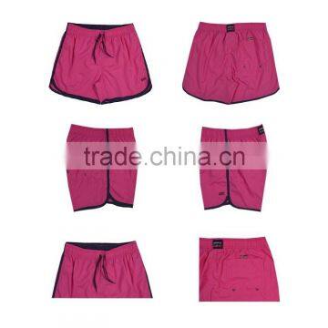 Lady Solid Color Spendex Board Shorts photo-6