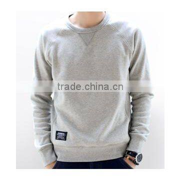 Customized Design Wholesale Mens Plain Comfort Warm Crewneck Pullover Fleece CVC80/20 Cheaper Hoodies/sweatshirt photo-2