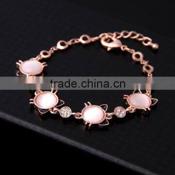 Zm33716a Fashion Wholesale Gold Plated Colorful Bracelet Jewelry photo-5