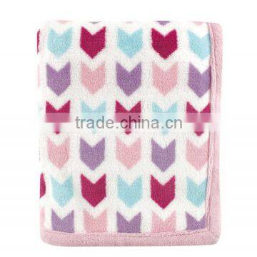Trade Assurance Printed Custom 100%cotton Velour Throw Baby Swaddle Blanket photo-3