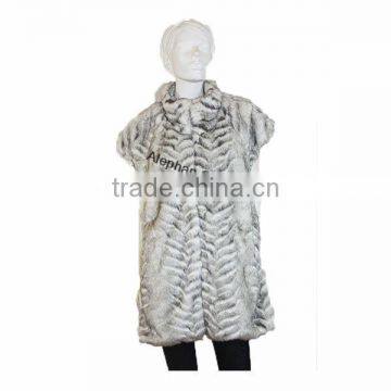 Long Mink Fur Coat Women Sleeveless Coats New Fashion Ladies Fur Jacket photo-2