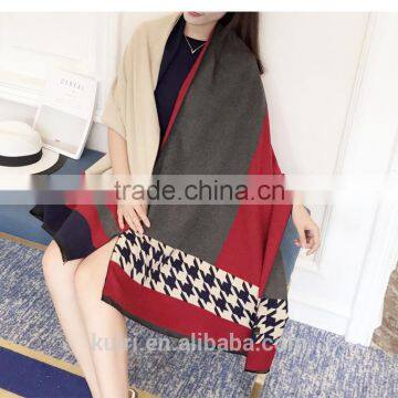 Winter ImitatiOn Cashmere Shawl Fashion Star With The Scarves Long Thermal Print Women Muffler Women Neckerchief photo-5