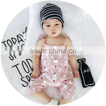 S17061A 2017 Summer Fashion Children Pants Baby Suspender Shorts photo-3