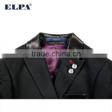 ELPA NXB0075 Formal Designer Slimming Wholesale Black 3 Piece Kids Boys Suits photo-6