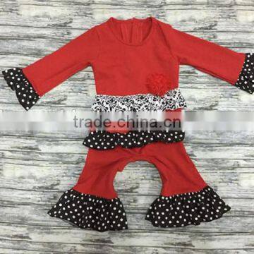 Valentine Baby Girls Clothes Romper Wholesale Organic Baby Clothes Monkey Pants Onesie