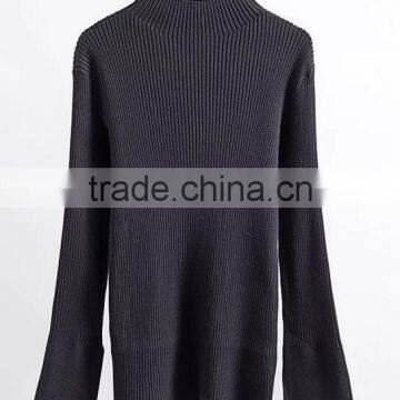 EY0878S 2016 Winter Ladies Red Mock Turtleneck Poncho Sweater photo-6