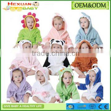 Hooded Animal Bathrobe Cartoon Baby Towel Character 07