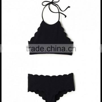 Wholesale women sexy Scalloped Bikini