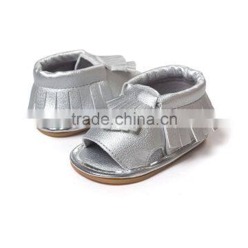 Artificial Leather Fringed Baby Summer Sandals, Hard Sole Baby Summer Sandals photo-5