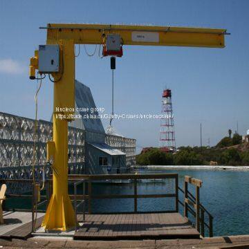Widely Used Derricking Jib Crane With Swivel Facility up to 360 Degree photo-4