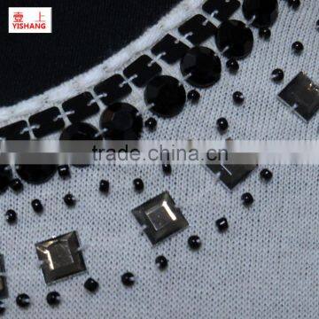 Print Sweater 50%Acrylic 50%Wool Fashion Lady Sweater photo-2