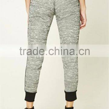 New Design High Quality Custom Spring Fashion Plain Dyed Narrow Bottom Pants photo-4