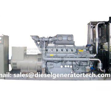 Open Type Perkins Generator Set/Power Generator 1500KW 50Hz Water-cooled