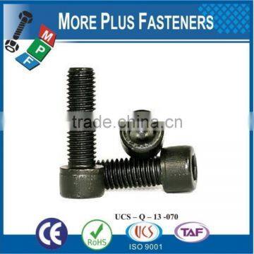Made in Taiwan Plain Alloy Steel Black Oxide Metric Stainless Steel Socket Head Cap Screw photo-2