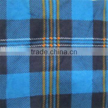 combed 20*10 40*42 cotton plaid flannel fabric