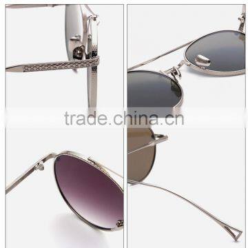 Fashion Metal Vintage UV Proof Round Mirror Steampunk Sunglass photo-3