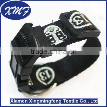Custom Logo Durable Nylon Material Adjustable Pet Dog Collar photo-2