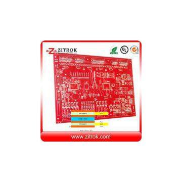 OSP 4Layer Red Soldermask 2.0mm Board Thickness PCB