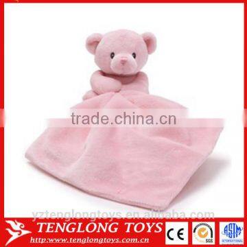 Hot sale In Stock Cute And Soft Bear Plush Pillow Blanket