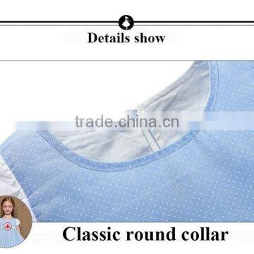 Baby Girls Sleeveless Long Evening Dress Vest Dress With Belt photo-4