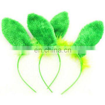 HBN-1445 Bunny ear headband Green bunny ear