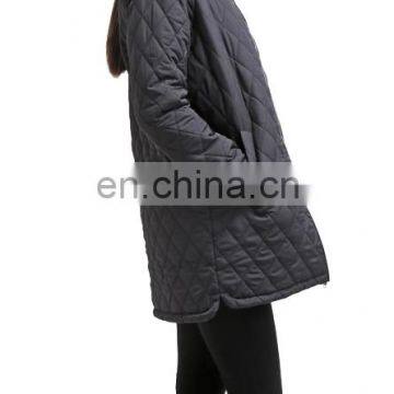 Factory OEM Women Dimond Quilted Padded Bomber Jacket