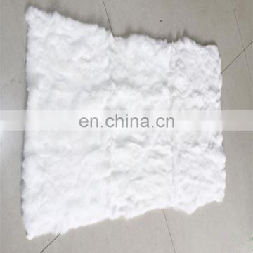 customize size dressed rex rabbit skin fur plate for garment