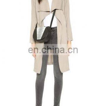 New trendy women long coat model