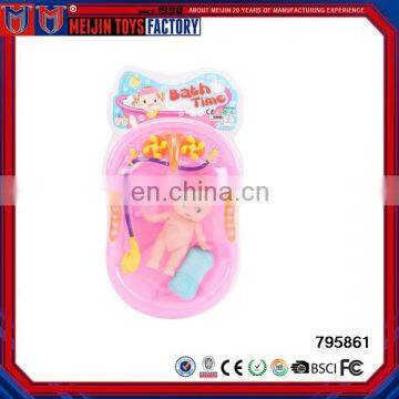 6 inch slush bath doll baby born doll rubber mini doll