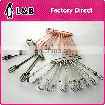 Brooch accessory decoration jewelry pin metal extra large safety pin